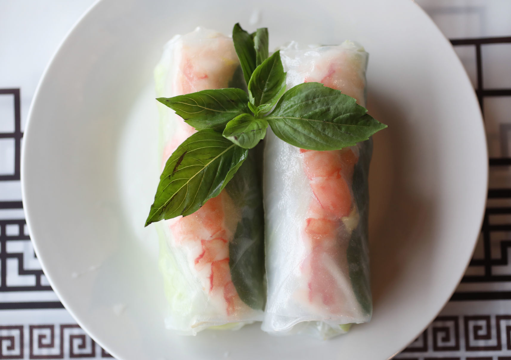 Pho King Good summer rolls